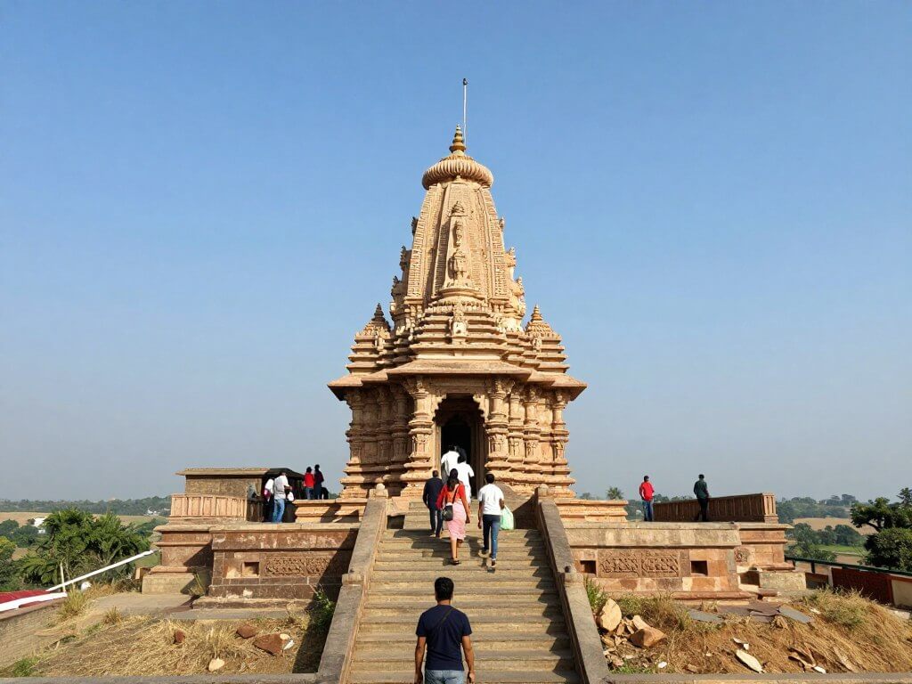 Adasa Ganpati temple, one of the popular places to visit near Nagpur within 100 km