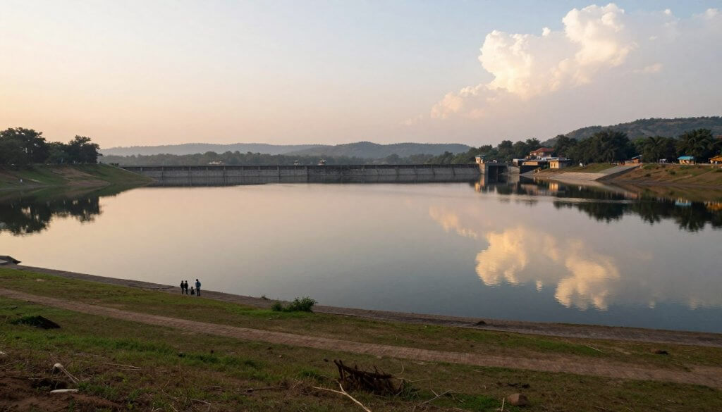 Veena Dam panoramic view, a water body to visit near Nagpur within 100 km