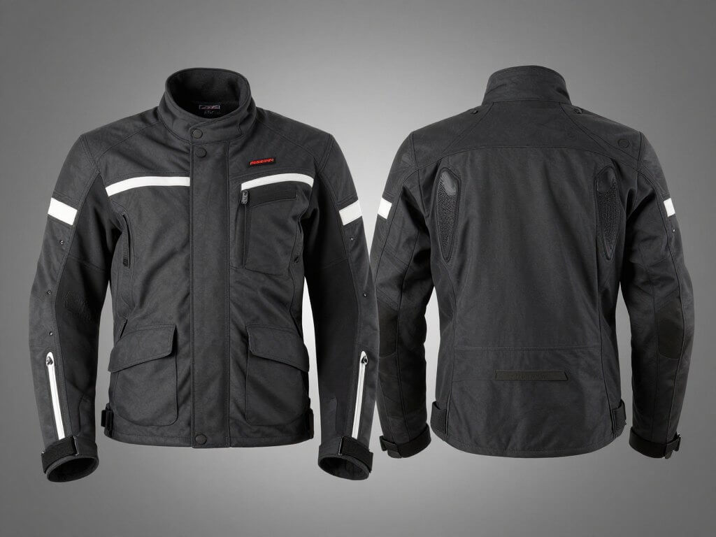 Klim Badlands Pro all weather adult motorcycle riding jacket 2026 front and back view