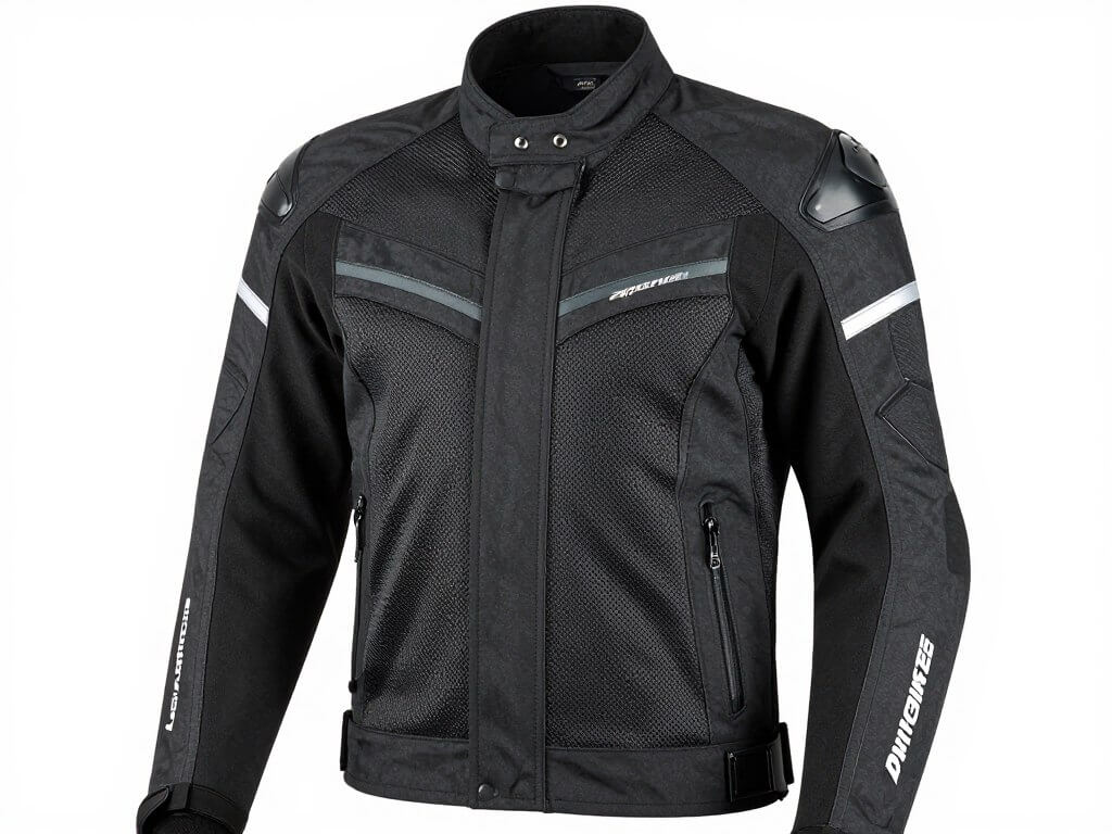 Olympia Airglide 7 all weather adult motorcycle riding jacket 2026 showing mesh ventilation